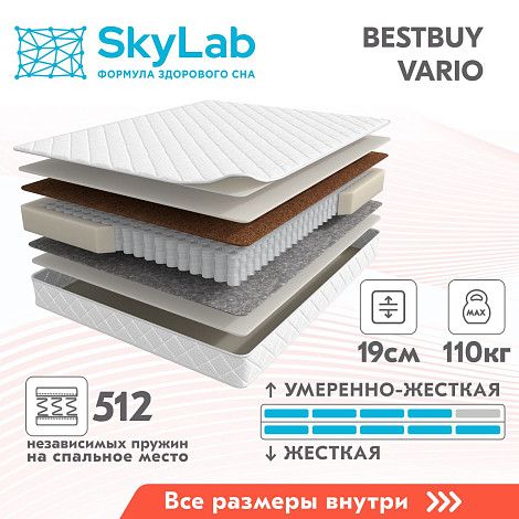 Матрас SkyLab BestBuy Vario | Интернет-магазин Гипермаркет-матрасов.рф