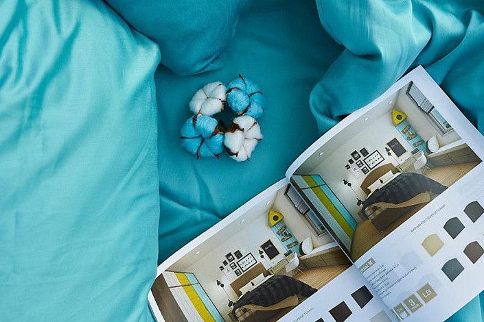 Комплект постельного белья Mr.Mattress Aquamarine | Интернет-магазин Гипермаркет-матрасов.рф