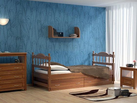 Кровать DreamLine Юниор 1 (бук) | Интернет-магазин Гипермаркет-матрасов.рф