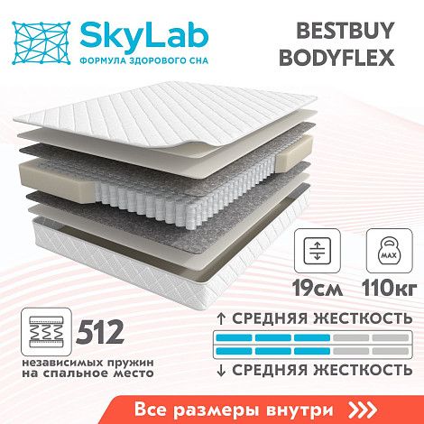 Матрас SkyLab BestBuy BodyFlex | Интернет-магазин Гипермаркет-матрасов.рф